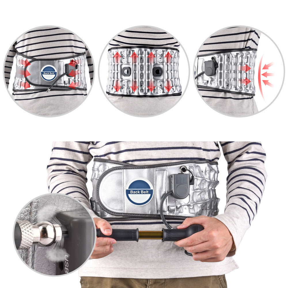 Inflatable Electric HeatingTraction Device, Magnetic Therapy, Hot Compress, Physical Therapy Belt