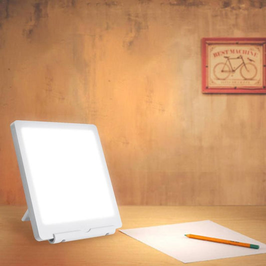 Solar light therapy lamp